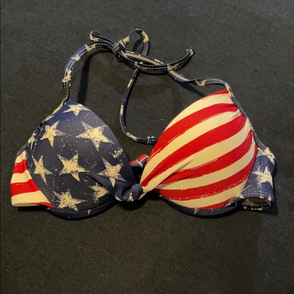 American flag bikini top